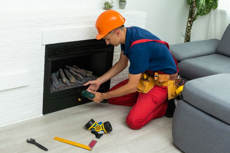 Local Fireplace Installation pros at work